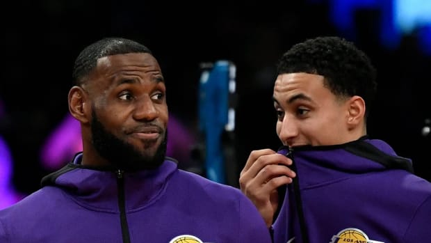 Kyle Kuzma Reacts To Skip Bayless Bizarrely Calling Out LeBron James: “This Guy Is Next Level Nuts."