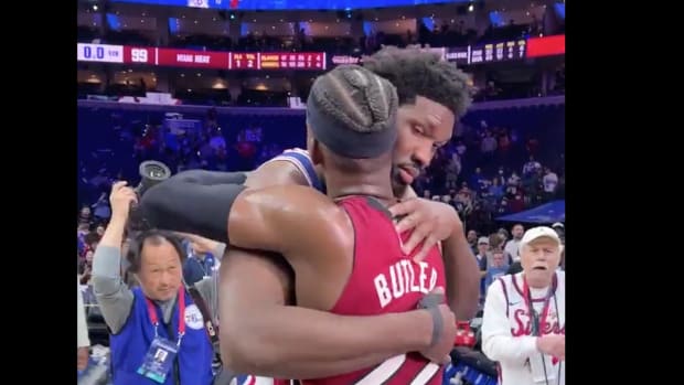 Jimmy Butler Speaks On Joel Embiid After Game 6 Win: "I Love Him. I’m Proud Of Him. I Still Wish I Was On His Team."