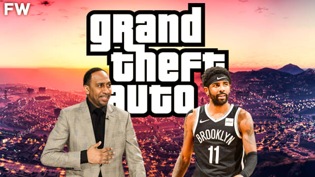 Stephen A. Smith Keeps Taking Shots At Kyrie Irving: "I'm Happy To See That On GTA, Kyrie Is, At Least, Up And Running Around. I Thought He Might Play Video Games How He Plays Basketball, Sitting There Half The Damn Time Doing Absolutely Nothing..."