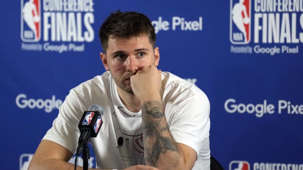 NBA Announcer Kevin Harlan Says Luka Doncic Was Sick In Game 1 Against The Warriors: "I Hear He's Sick Today. I Guess He Was Up Most Of The Night And Ill."