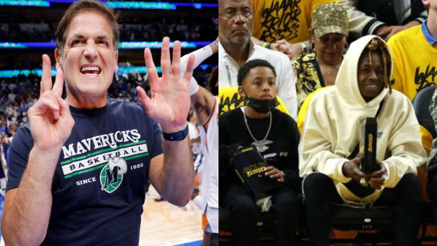 Mark Cuban And Lil Wayne Apparently Squashed Their Beef In Game 2 Of Warriors vs. Mavericks Series