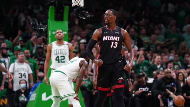 NBA Fans React To Miami Heat Winning Game 3 Over The Boston Celtics: "Bam Adebayo Looked Like Hakeem Olajuwon Out There"