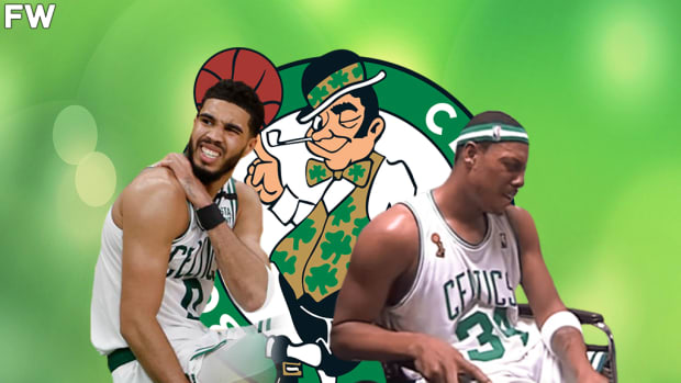 Nick Wright Subtly Suggests That Jayson Tatum Pulled A Paul Pierce After Getting Injured And Returning To Game 3