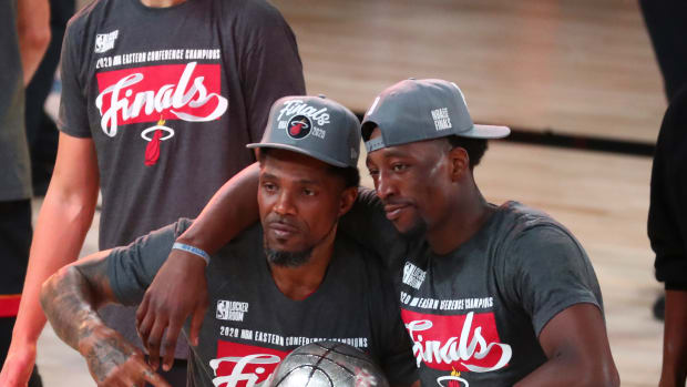 Bam Adebayo Emphasizes The Importance Of Udonis Haslem To The Miami Heat: "He’s Been Through It All And Seen It All. In Practice, He’s One Of The Strongest Guys You’ll Face."