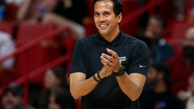 Erik Spoelstra On If Draymond Green's Comments Motivated The Heat Ahead Of Game 6: "We Have A Big Audacious Goal That's Motivating Enough"