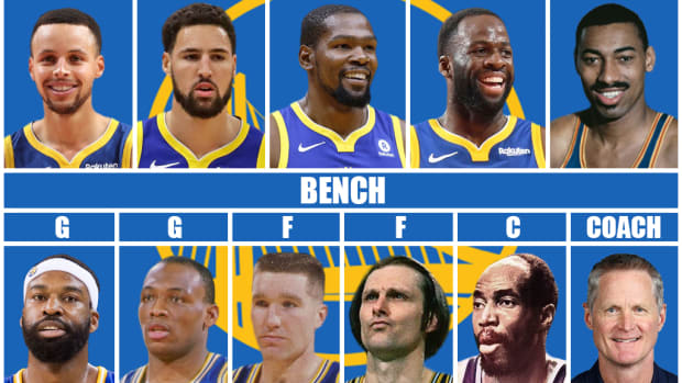 Golden State Warriors All-Time Starting Lineup, Bench, And Coach