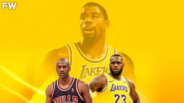 LeBron James With 7 Rings or Michael Jordan?”: Magic Johnson 'Stunned' a  Crowd With Imaginary Draft Pick 1 Year Before Signing 'The King' to the  Lakers - The SportsRush