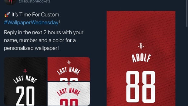 A Twitter User Tricked The Houston Rockets Social Media Into Making A Hitler Jersey