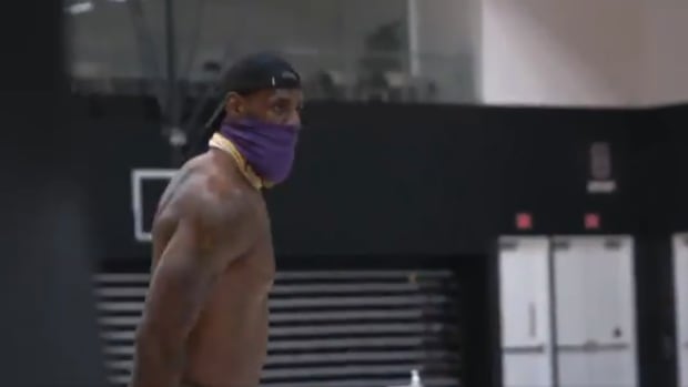Masked LeBron Is Ready For The 2020 NBA Championship Journey