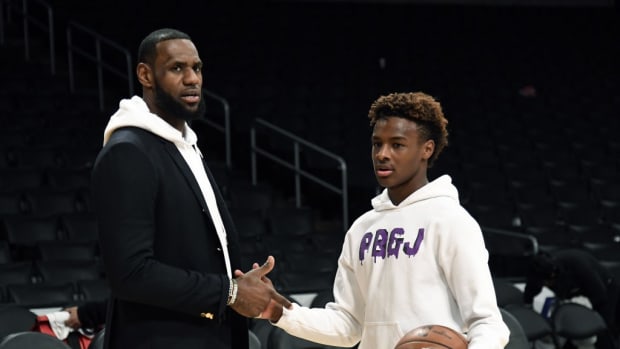 Bronny James Was Not Impressed With LeBron James’ Performance In Eastern Conference Finals Against Indiana: “You Only Had 7 Points And 5 Fouls?”