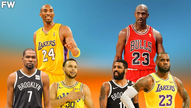 NBA Fans Debate Which Team Would Win In A 3-On-3: Michael Jordan, LeBron  James, Kyrie Irving vs. Kobe Bryant, Stephen Curry, Kevin Durant - Fadeaway  World