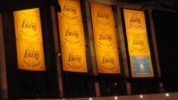 Lakers Championship Banners