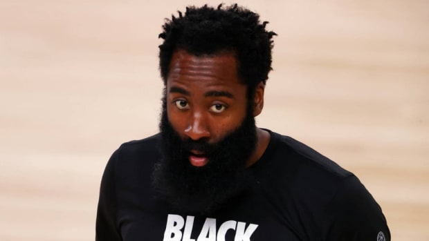 James Harden jersey 'retired' by strip club in commemoration of wild