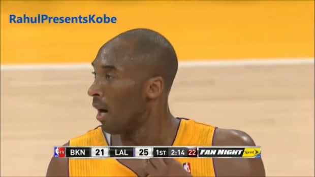 Kobe Bryant Says No To Substitution, Then Hits 4 Straight Jumpshots
