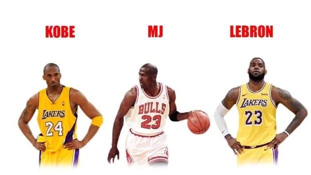 Kobe, MJ and Lebron @35