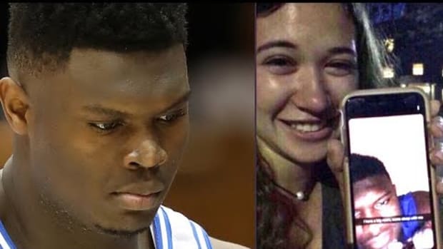 Zion Williamson Caught Sending Thirsty Snapchat Trying To Get UNC Girl Into His Bedroom