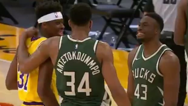 Giannis Antetokounmpo Was Excited To Share The Court With His Brothers: “This Was Probably My Favorite Moment I’ve Had So Far In The NBA.”