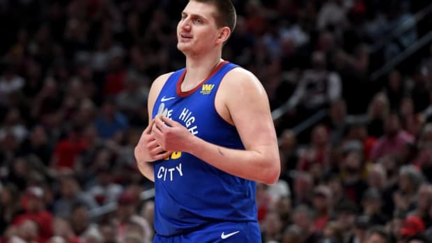 Nikola JOKIC enjoying his time during off season in Serbia by boating 