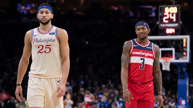 Bradley Beal Says The Wizards Exposed Ben Simmons- "He Was More Or Less Aggressive In Our Series, The First Couple Games, And Then It Kind Of Died Down And Trickled Down.”
