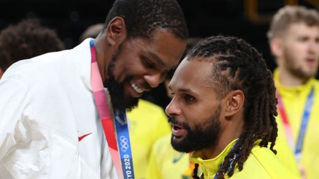 Patty Mills On His New Teammate Kevin Durant: "The Conversation That I Had With Kevin Was So Pure And So Genuine, Being Able To Understand That He's Such A Pure Hooper"