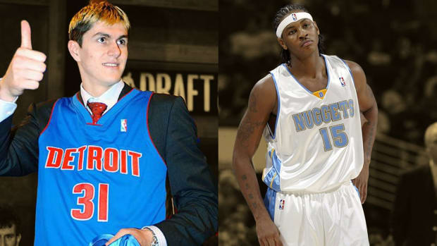 Carmelo Anthony Says He Was "Hurt" When Detroit Pistons Drafted Darko Milicic Over Him