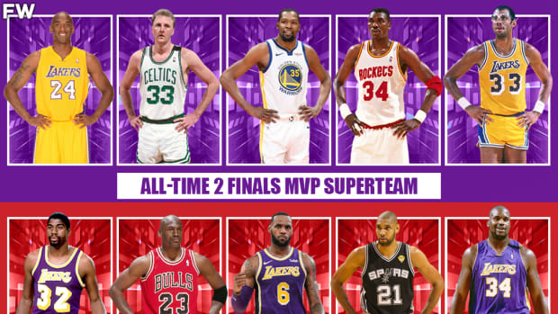 All-Time 2 Finals MVP Superteam vs. All-Time 3+ Finals MVP Superteam