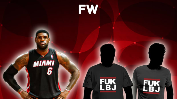 LeBron James Said He Will Never Forget When An Elevator Opened And Two Guys Who Had "F**k LBJ' Shirts" Wanted To Take A Pic With Him