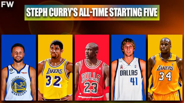 Stephen Curry Reveals His NBA All-Time Starting 5