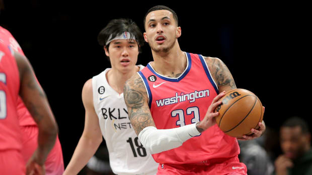 Kyle Kuzma shows up to Wizards game looking like a 'GTA character