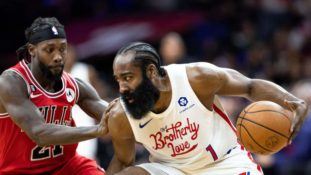 Patrick Beverley Claims He Taught James Harden The Step-Back - Fadeaway ...