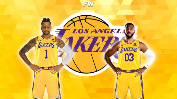 Chris Paul Was Seen Working Out And Dunking In Lakers Color Shorts On A  Lakers Court, Fadeaway World