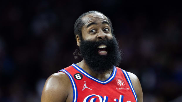 James Harden jokes about missing the Met Gala following career night