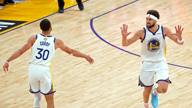 Stephen Curry Is Confident Klay Thompson Will Bounce Back: “I’m Not A Real Gambling Man, But I Would Put A Lot Of Money On The Fact That Klay’s Gonna Have His Moment.”