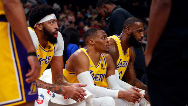 Los Angeles Lakers, LeBron James, Anthony Davis, and Russell Westbrook