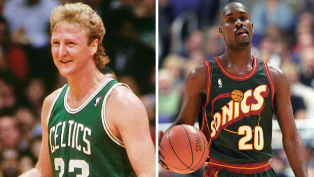 Gary Payton Recalls How Larry Bird Would Talk Trash To Opponents: "He'd Tell You When He Was Going To Shoot It In Your Face"
