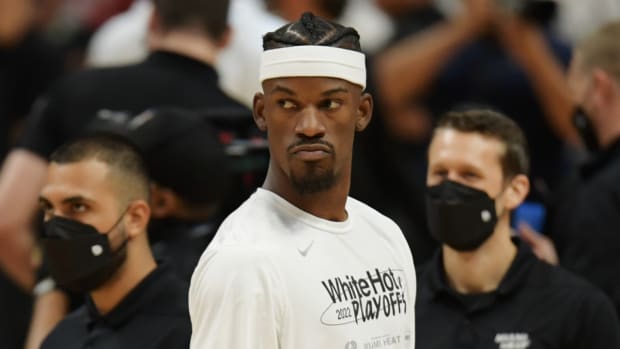 Jimmy Butler Says He Still Isn't Ready To Talk About Basketball After Eastern Conference Finals Loss: "I'm Still In My Feelings, So I Don't Really Get Into It... I Just Want To Talk About Coffee And Ice Cream."