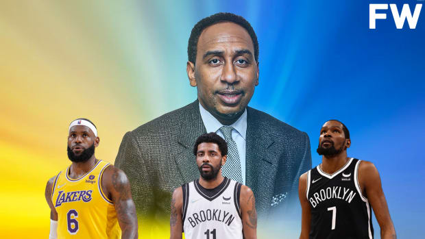 Stephen A. Smith Calls Out Kyrie Irving's Hypocrisy For Trying To Reunite With LeBron James And Abandon Kevin Durant