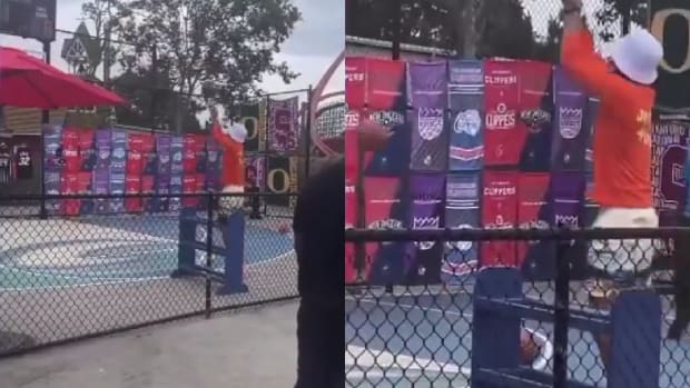 Stephen Curry Spotted Taking Shots Up At Amusement Park