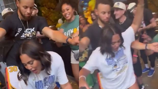 NBA Fan Jokingly Says "Looks Like We're Gonna Have Another Curry" After Hot Dance Of Stephen And Ayesha Curry