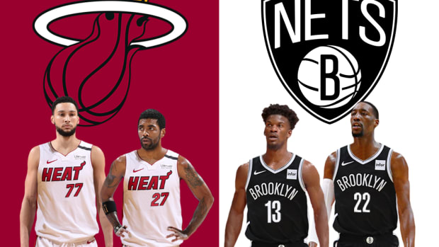 NBA Analyst Suggests A Blockbuster Trade Between The Miami Heat And Brooklyn Nets: Kyrie Irving And Ben Simmons For Jimmy Butler And Bam Adebayo