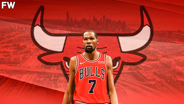 NBA Youtuber Posts A Kevin Durant Picture In A Bulls Jersey And The Internet Loved It: "He Looks Perfect In The Chicago Bulls Jersey"
