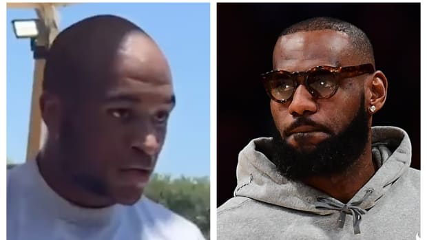 LeBron James Look-Alike Torching Rivals On A Military Base Goes Viral: "Man is Protecting The Country And The Rim"