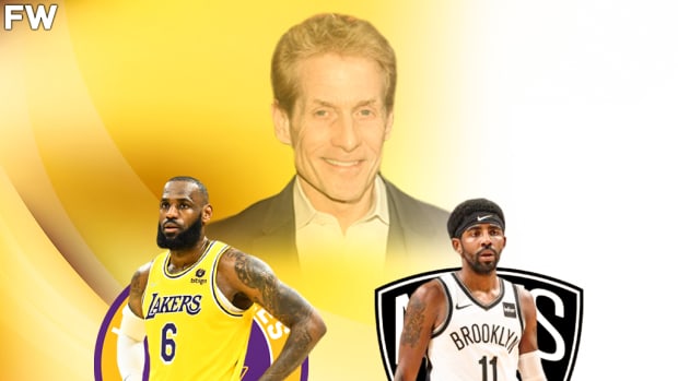 Skip Bayless Trolls LeBron James And The Lakers After Kyrie Irving Is Set To Opt Into His Player Option: "Guess Kyrie Didn't Want A Second Chance With LeBron That Bad."