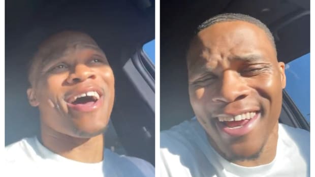 Russell Westbrook Sings And Celebrates After Exercising $47.1M Player Option With The Lakers