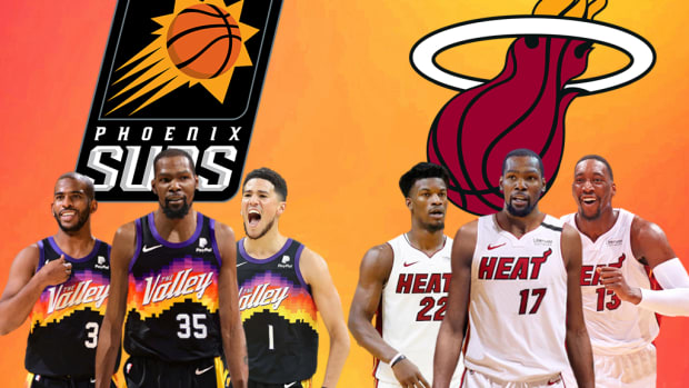 NBA Fans Debate Which Big 3 Will Be Better If Kevin Durant Joins The Suns Or The Heat: "The Right And It’s Not Even Close. The Left Have Zero Heart."