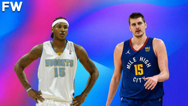 Carmelo Anthony Thinks The Denver Nuggets Should Retire His No. 15, But The Problem Is That Nikola Jokic Won Two MVP Awards Wearing That Number