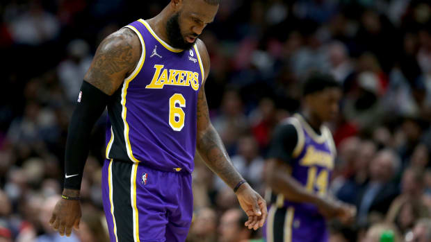 Skip Bayless Says If The Lakers Miss The Play-In Tournament Again It Will Have A Huge Negative Impact On LeBron James' Legacy: "He Could End Up With 3 Bad Years, And All He’s Got To Show For It Is I Passed Kareem For The All-Time Scoring Record”