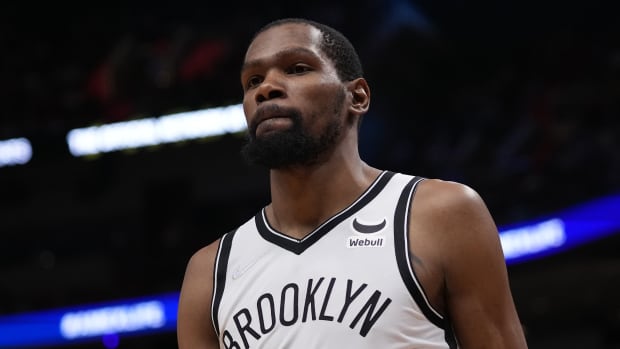 Shams Charania Says The Suns, Heat, Raptors, Warriors Are The Frontrunners To Pursue A Trade For Kevin Durant: "But Given The Asking Price That Has Already Been Set Forth, This Is A Process That Could Take Several Weeks."