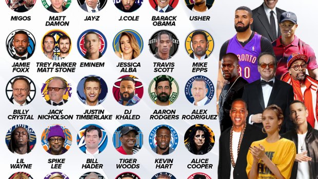 The Biggest Celebrity Fan From Every NBA Team
