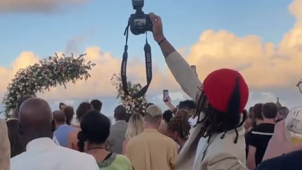 Derrick Rose Has Taken The Role Of A Photographer For Joakim Noah’s Wedding And Fans Love It: “Rose Doing Side Quests As A Photographer.”